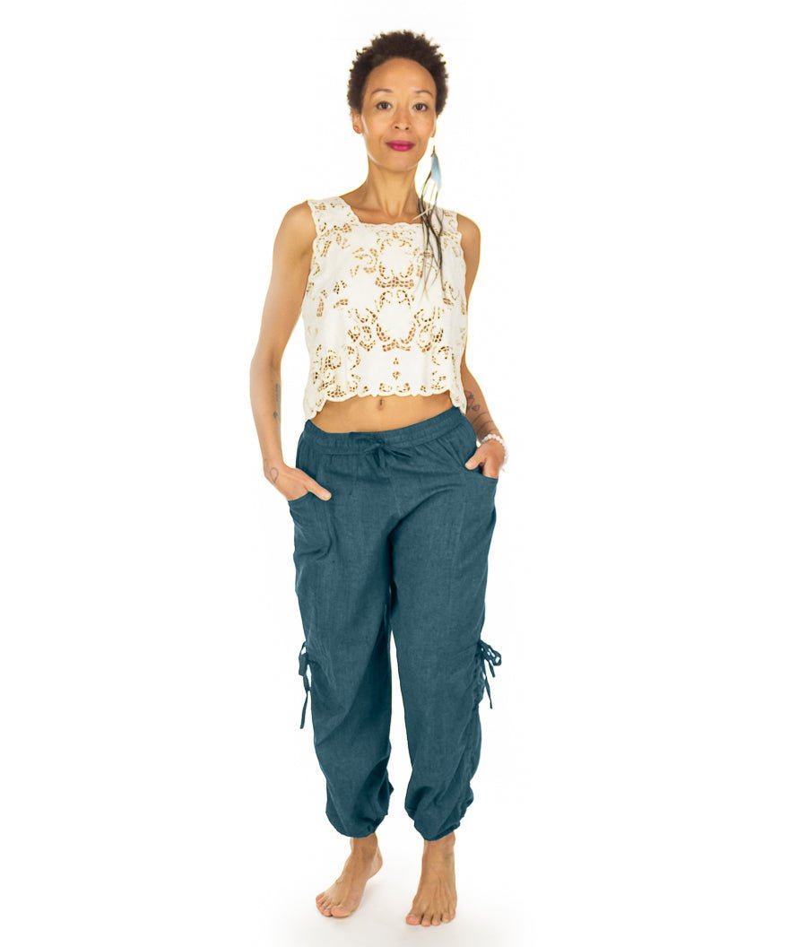 Pantalon bouffant en coton - Boutique Equinoxe