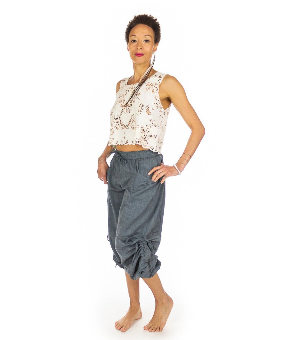 Pantalon bouffant en coton - Boutique Equinoxe