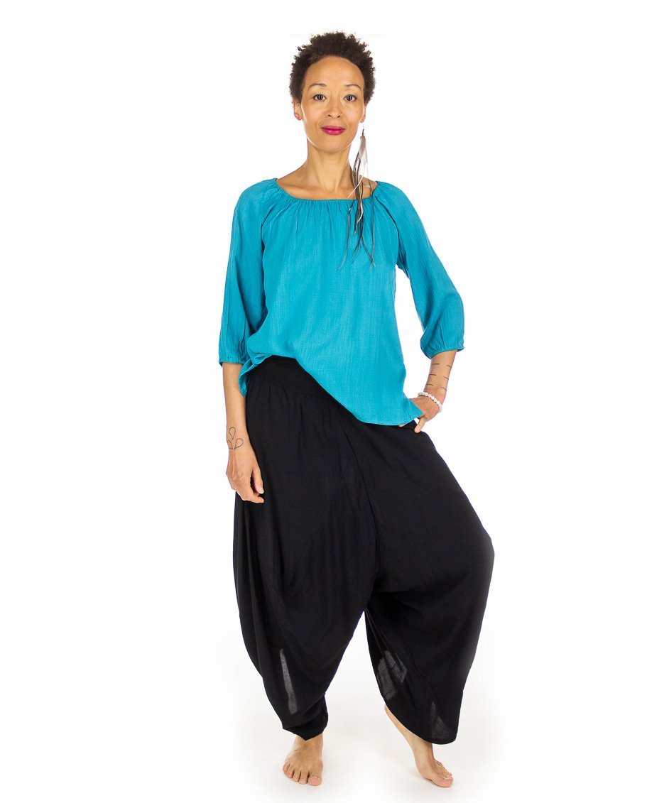 Pantalon Bouffant taille souple "Sarouel" - Boutique Equinoxe