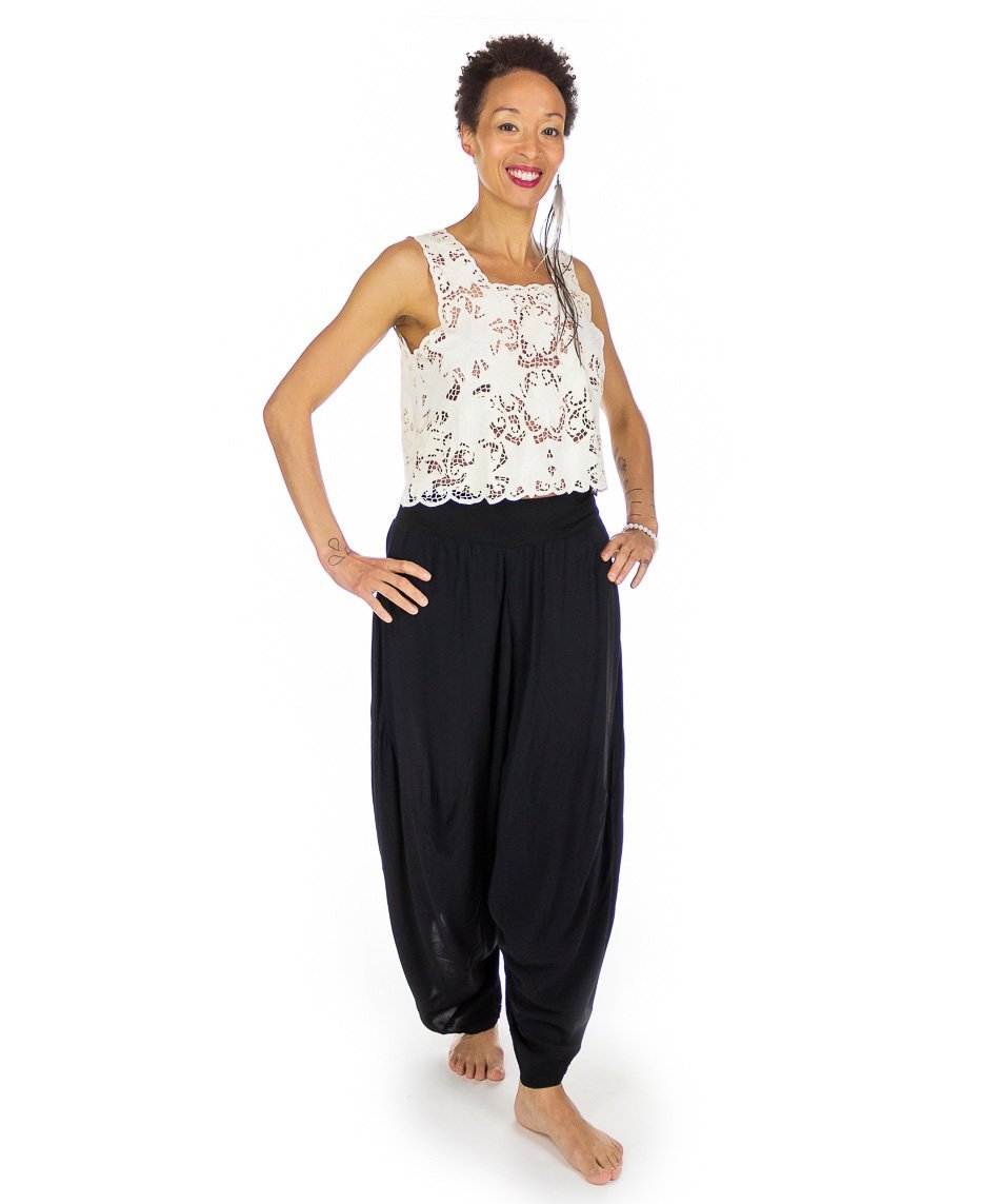 Pantalon Bouffant taille souple "Sarouel" - Boutique Equinoxe