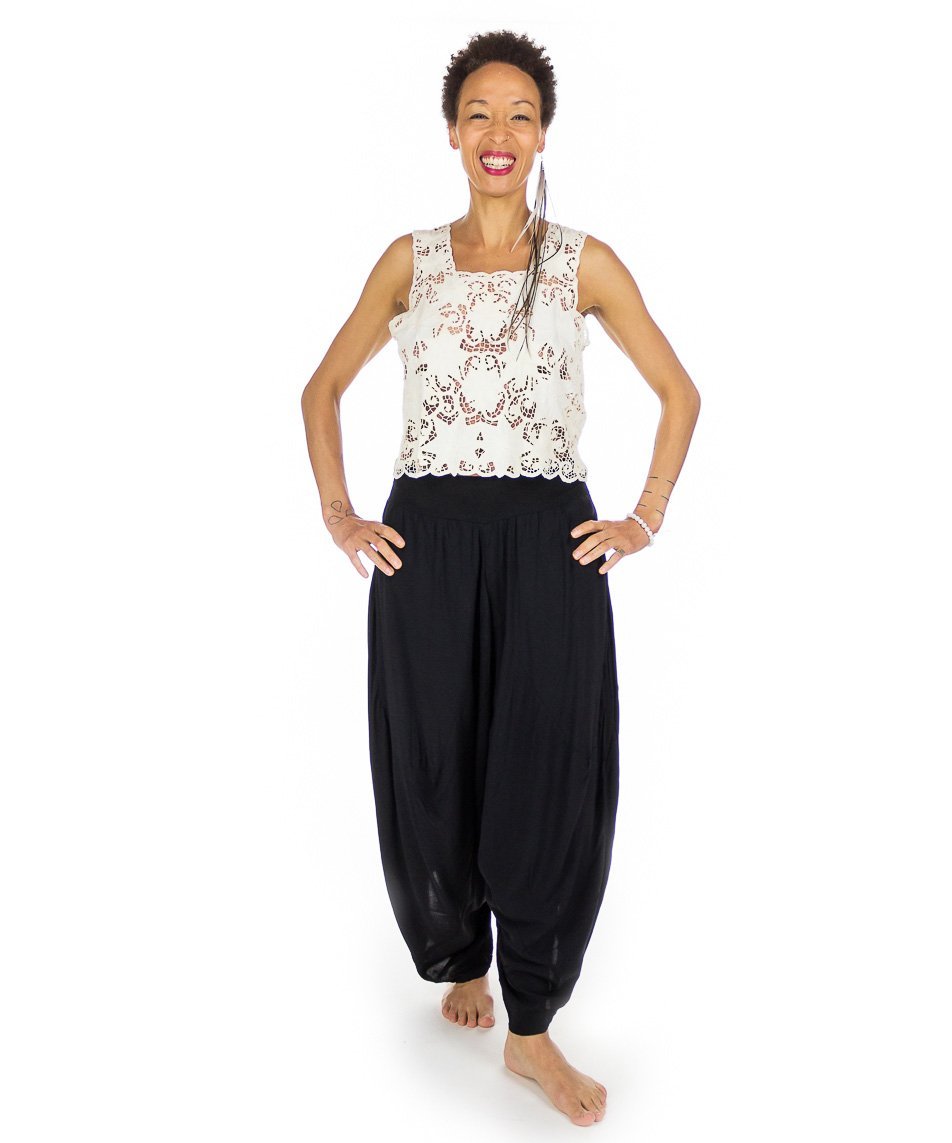 Pantalon Bouffant taille souple "Sarouel" - Boutique Equinoxe