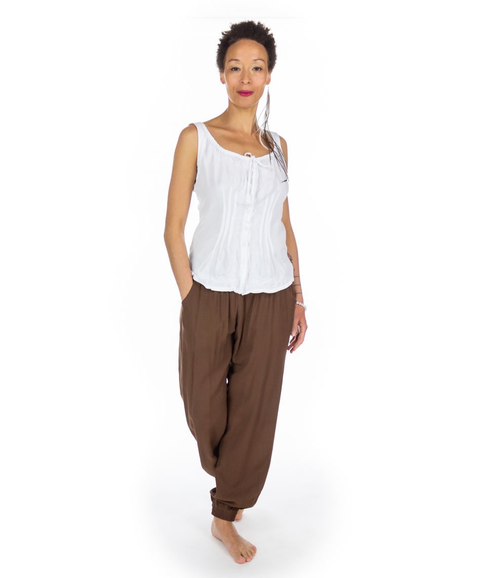 Pantalon décontracté jambe étroite - Boutique Equinoxe