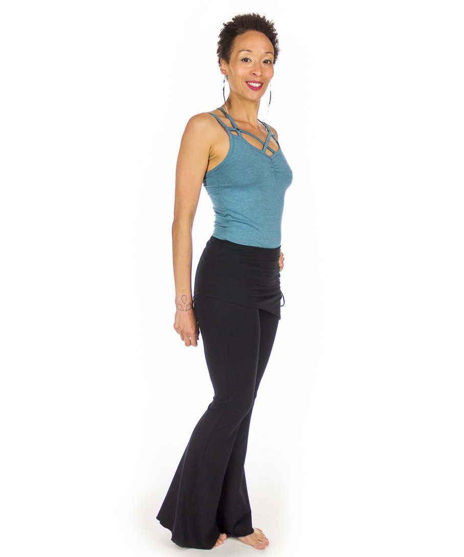 Pantalon en Bambou avec jupette - Boutique Equinoxe