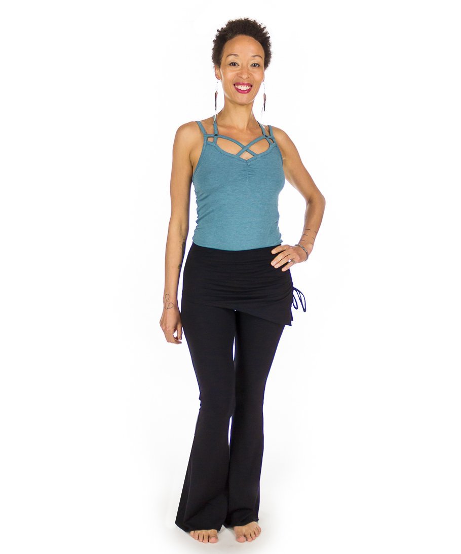 Pantalon en Bambou avec jupette - Boutique Equinoxe