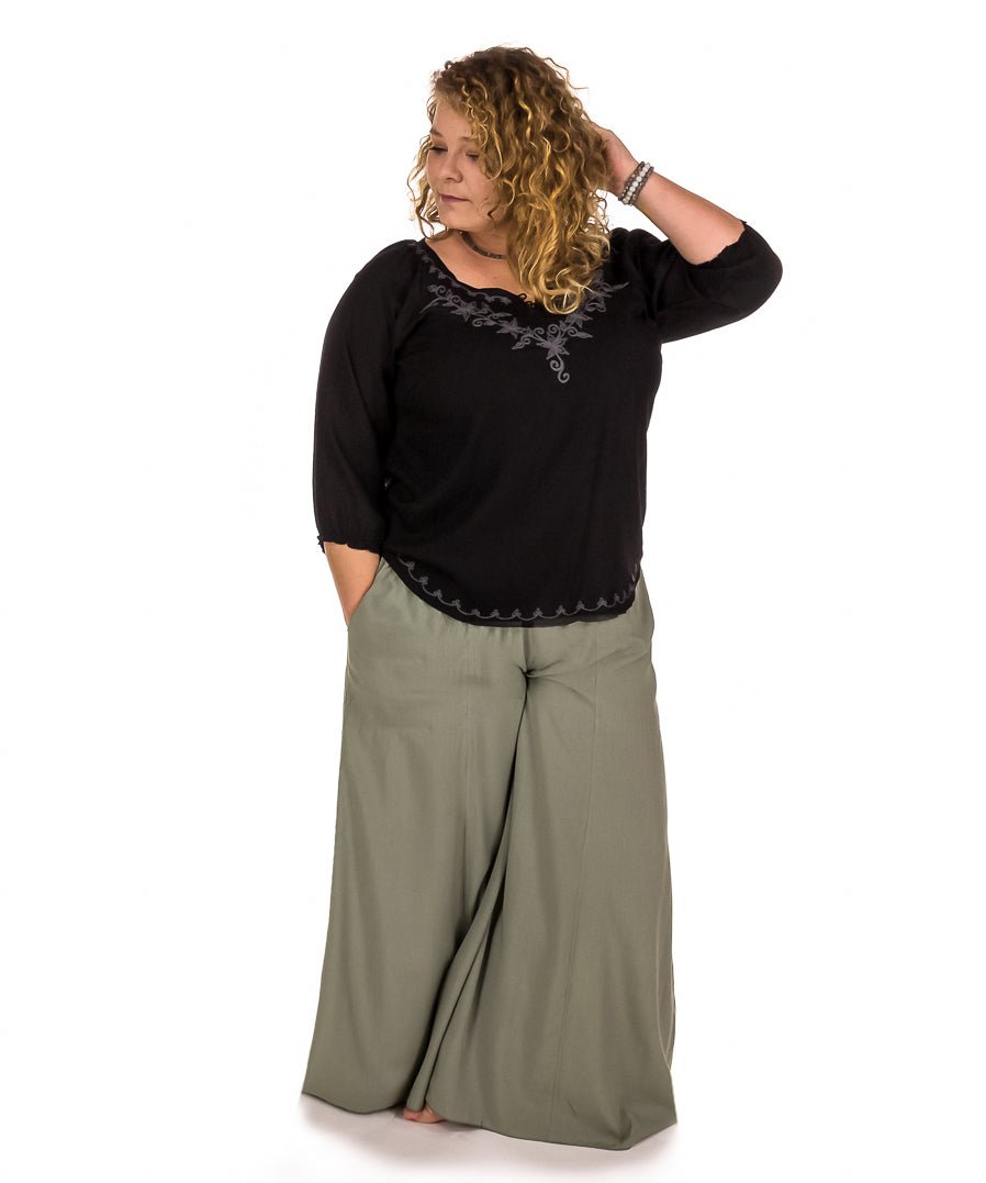 Pantalon jambe évasée - Boutique Equinoxe