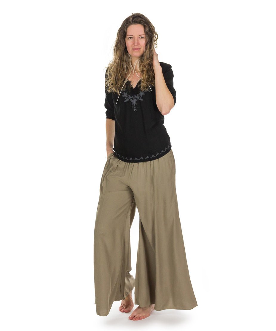 Pantalon jambe évasée - Boutique Equinoxe