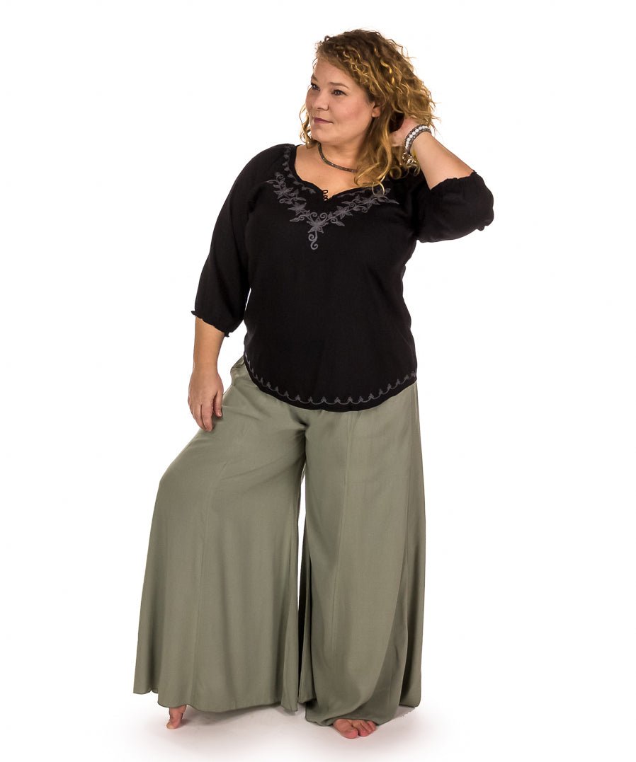 Pantalon jambe évasée - Boutique Equinoxe