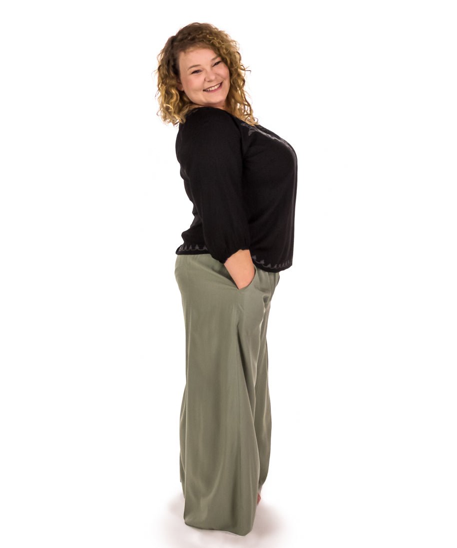 Pantalon jambe évasée - Boutique Equinoxe