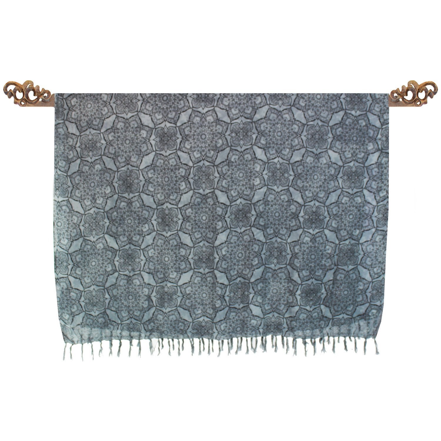 Pareo Mandala Gris - Boutique Equinoxe