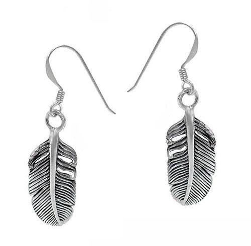 Plume, Boucles d'oreille - Boutique Equinoxe