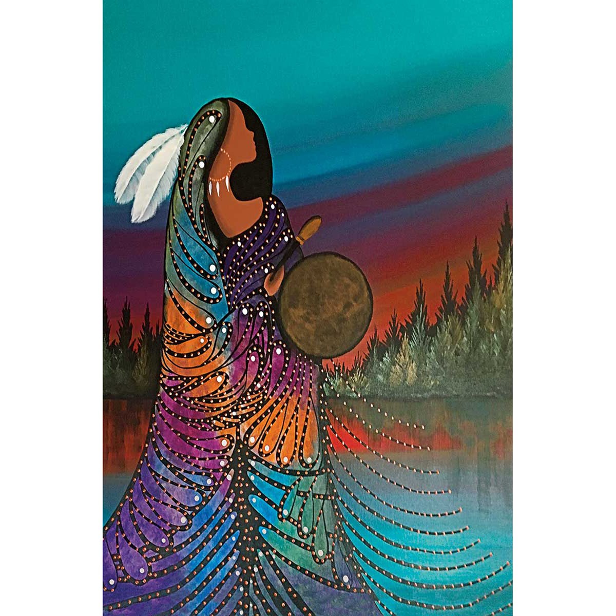 Poster Tambour à l'Aurore, Betty Albert - Boutique Equinoxe