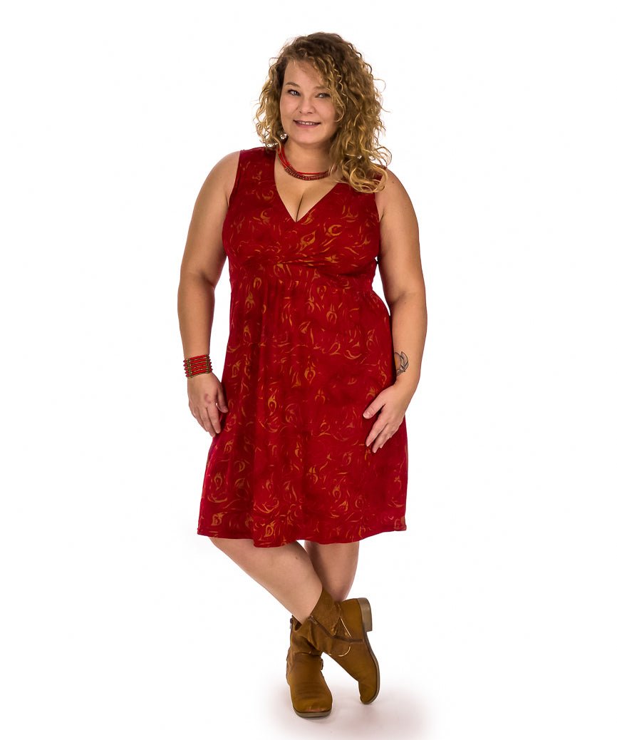 Robe cache-coeur courte - Boutique Equinoxe