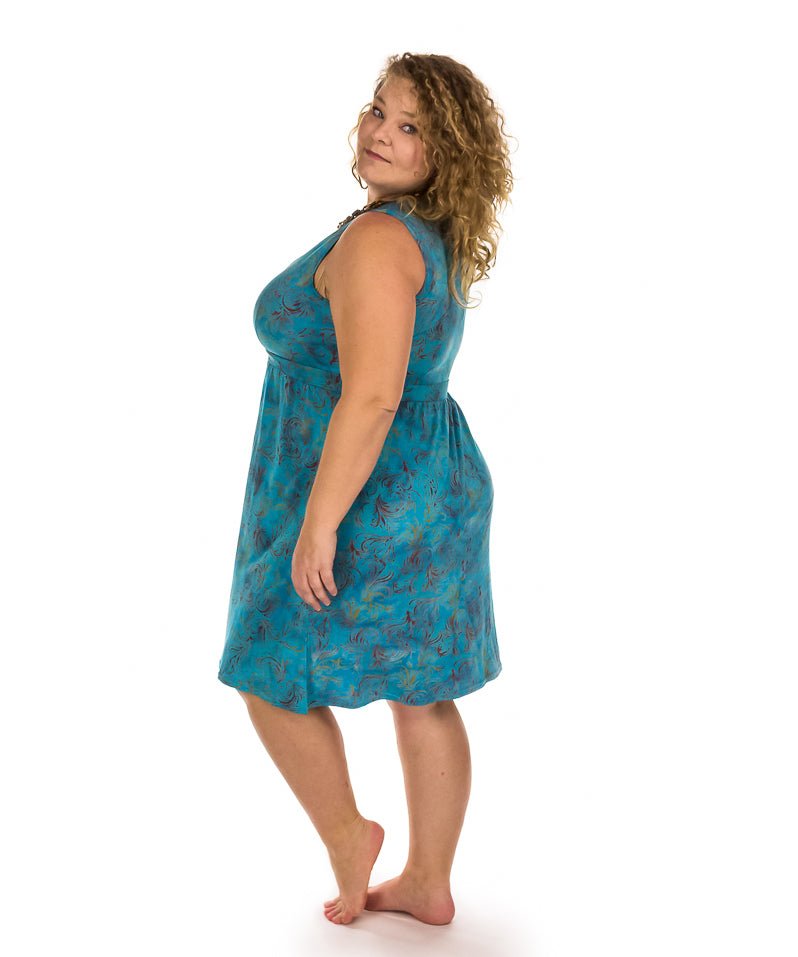 Robe cache-coeur courte - Boutique Equinoxe