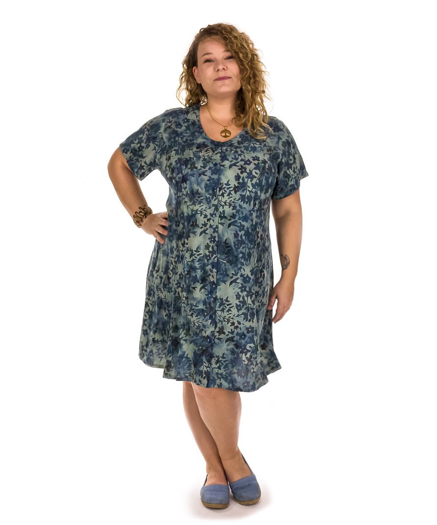 Robe classique courte avec manches - Boutique Equinoxe
