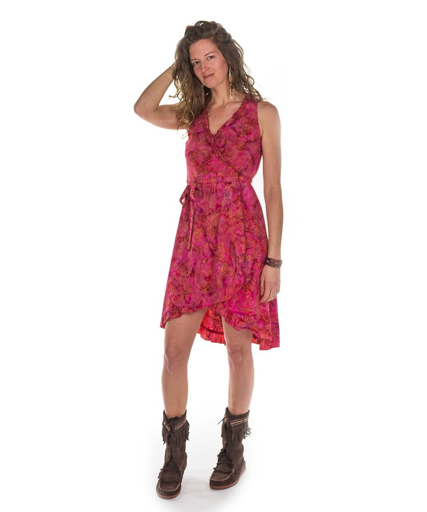 Robe courte croisée - Boutique Equinoxe