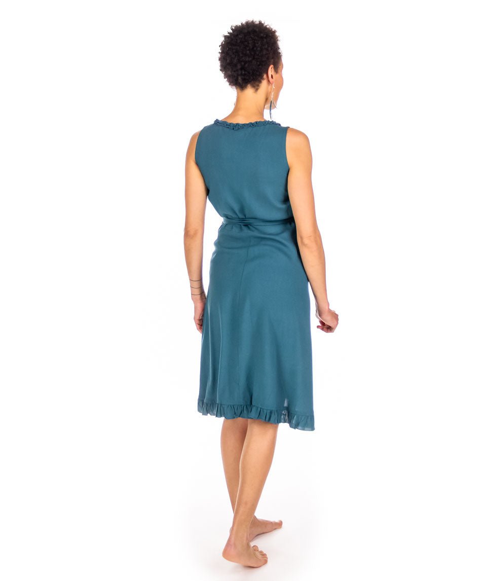 Robe courte croisée - Boutique Equinoxe