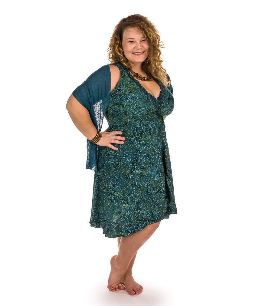 Robe courte croisée - Boutique Equinoxe