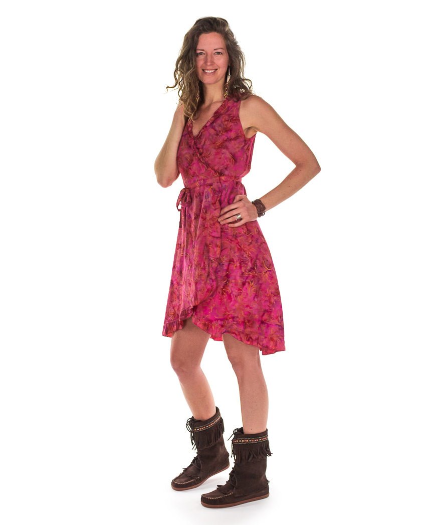 Robe courte croisée - Boutique Equinoxe