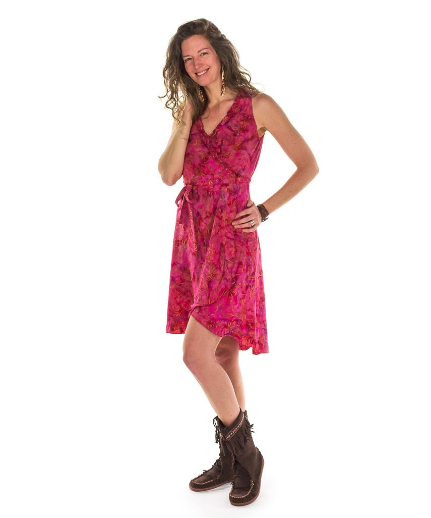 Robe courte croisée - Boutique Equinoxe
