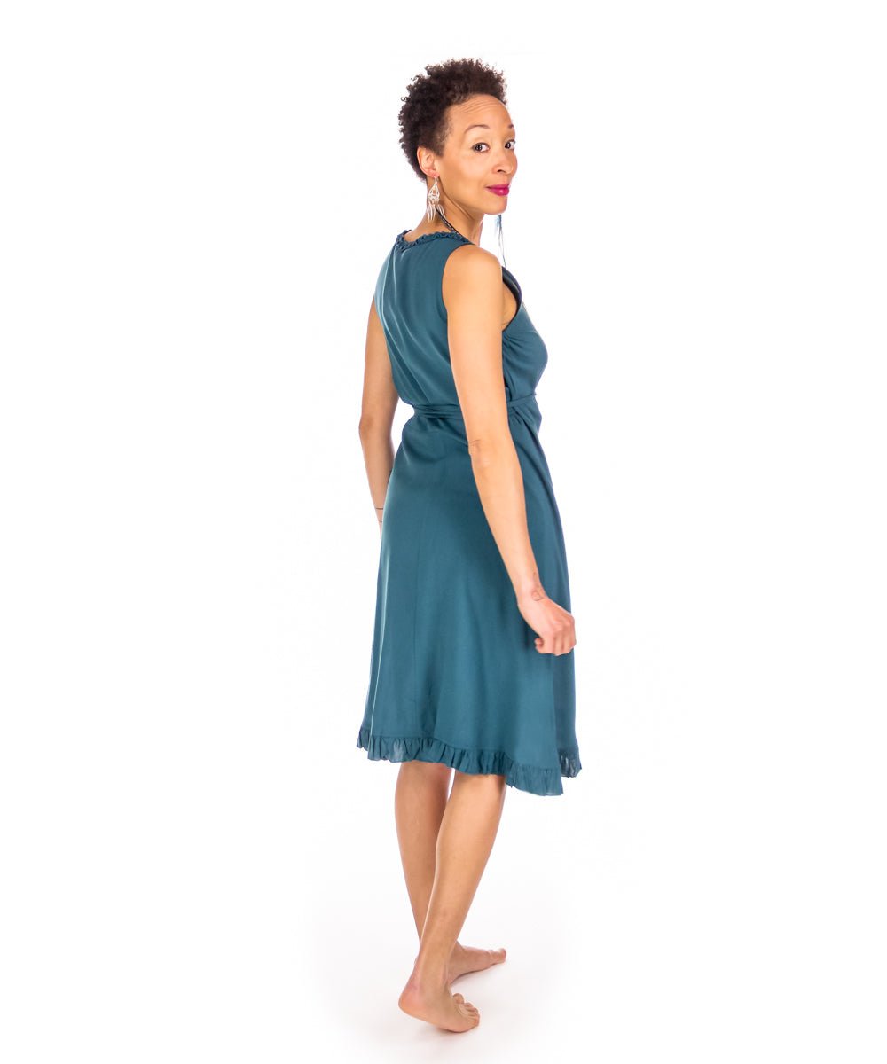 Robe courte croisée - Boutique Equinoxe