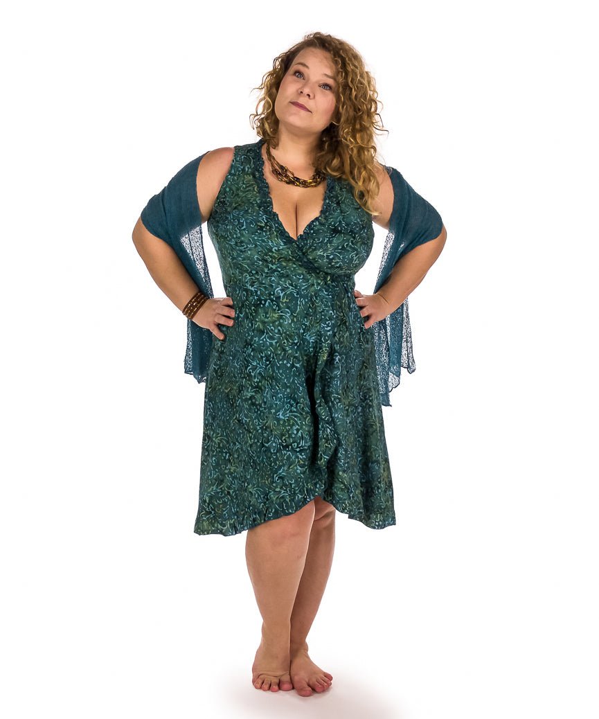 Robe courte croisée - Boutique Equinoxe