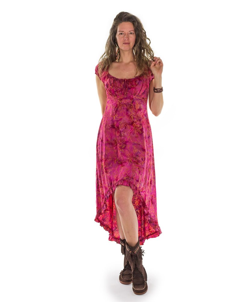Robe deux longueurs à manches courtes - Boutique Equinoxe