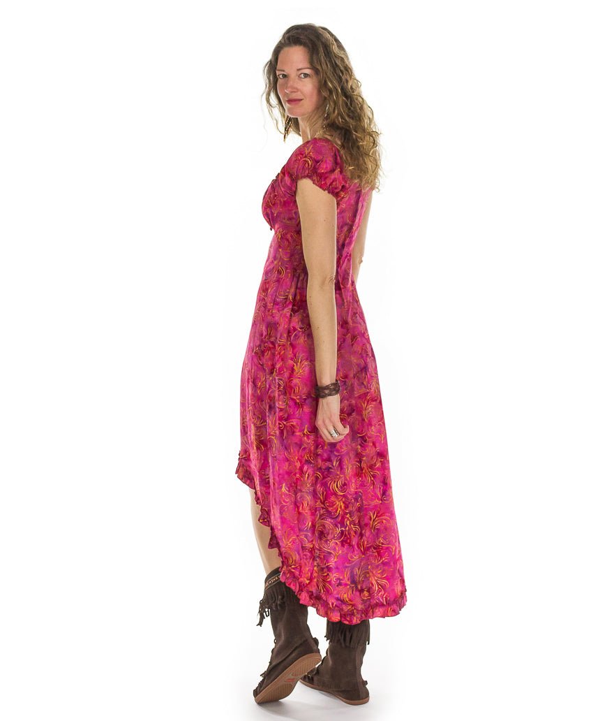 Robe deux longueurs à manches courtes - Boutique Equinoxe