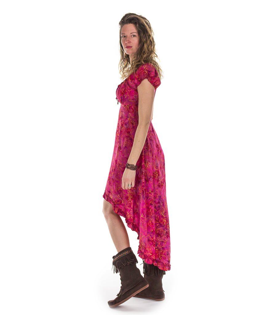 Robe deux longueurs à manches courtes - Boutique Equinoxe