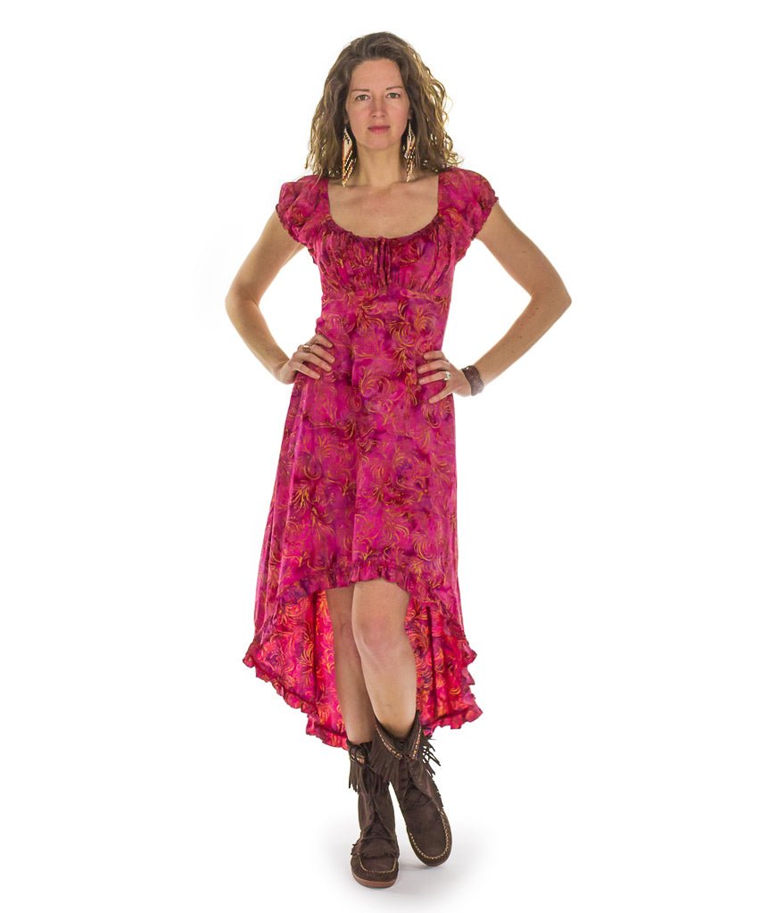 Robe deux longueurs à manches courtes - Boutique Equinoxe