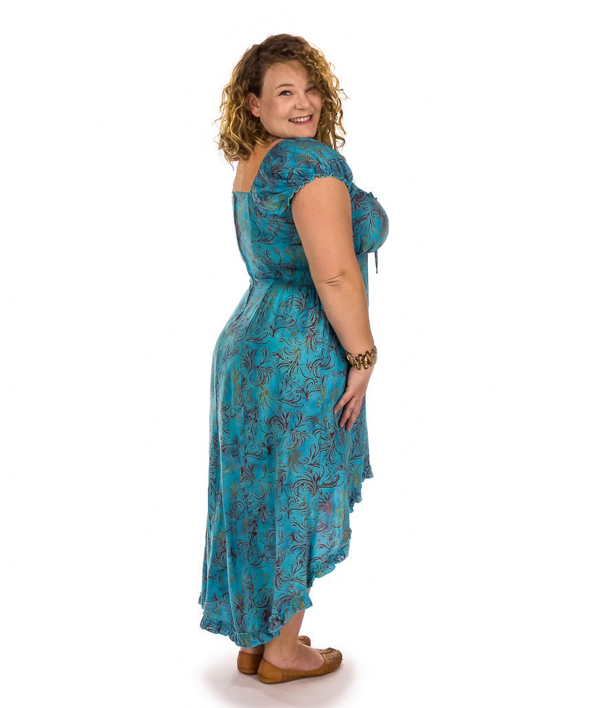 Robe deux longueurs à manches courtes - Boutique Equinoxe