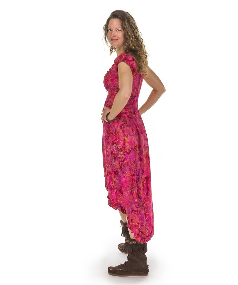 Robe deux longueurs à manches courtes - Boutique Equinoxe