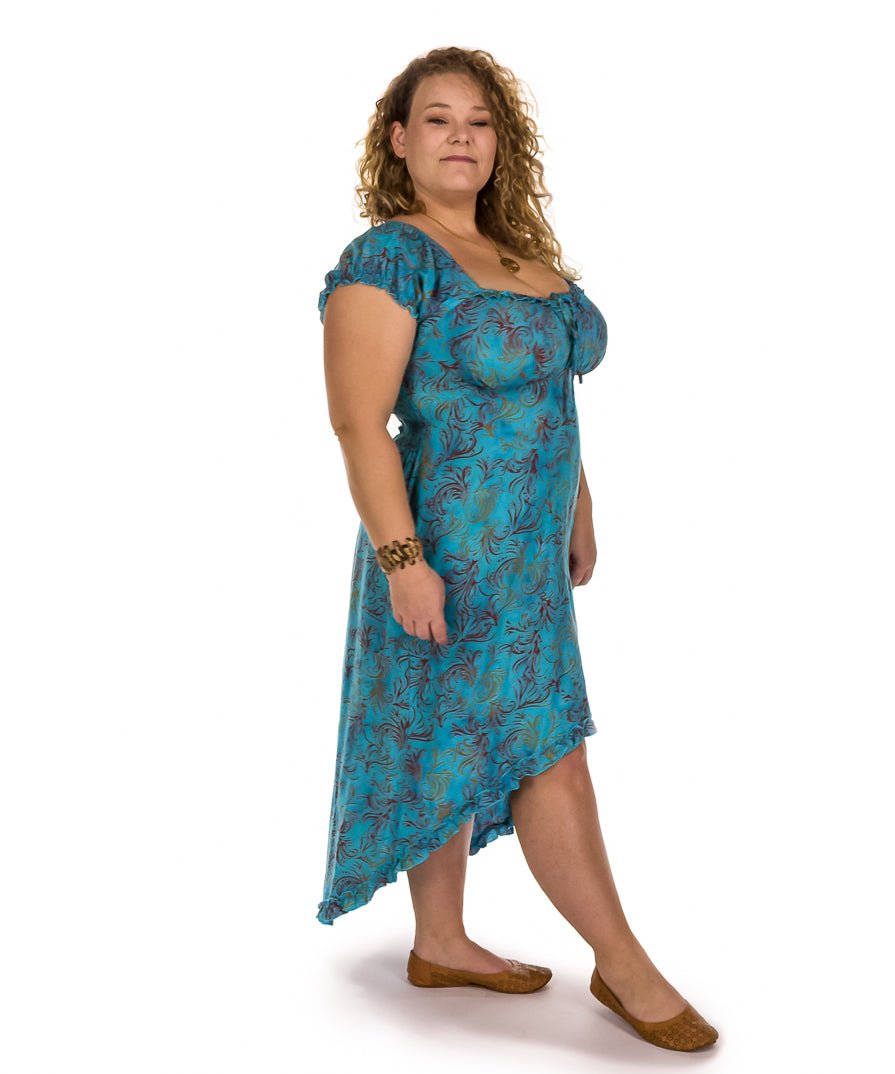 Robe deux longueurs à manches courtes - Boutique Equinoxe