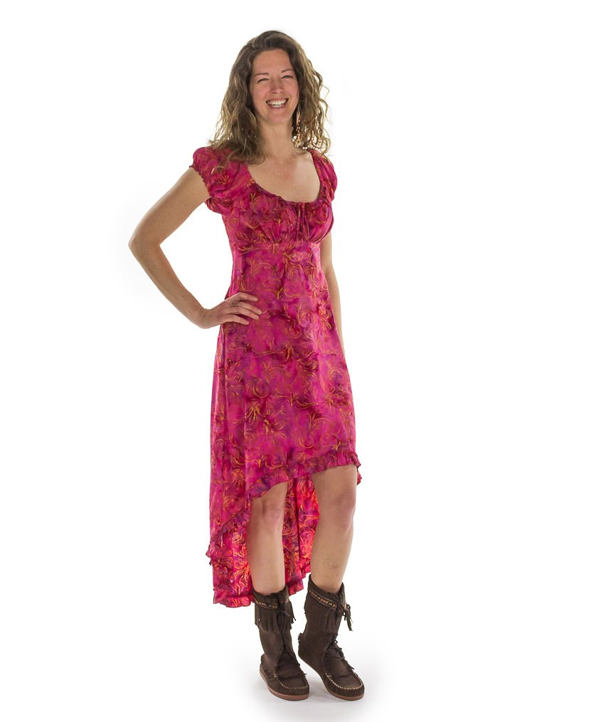 Robe deux longueurs à manches courtes - Boutique Equinoxe