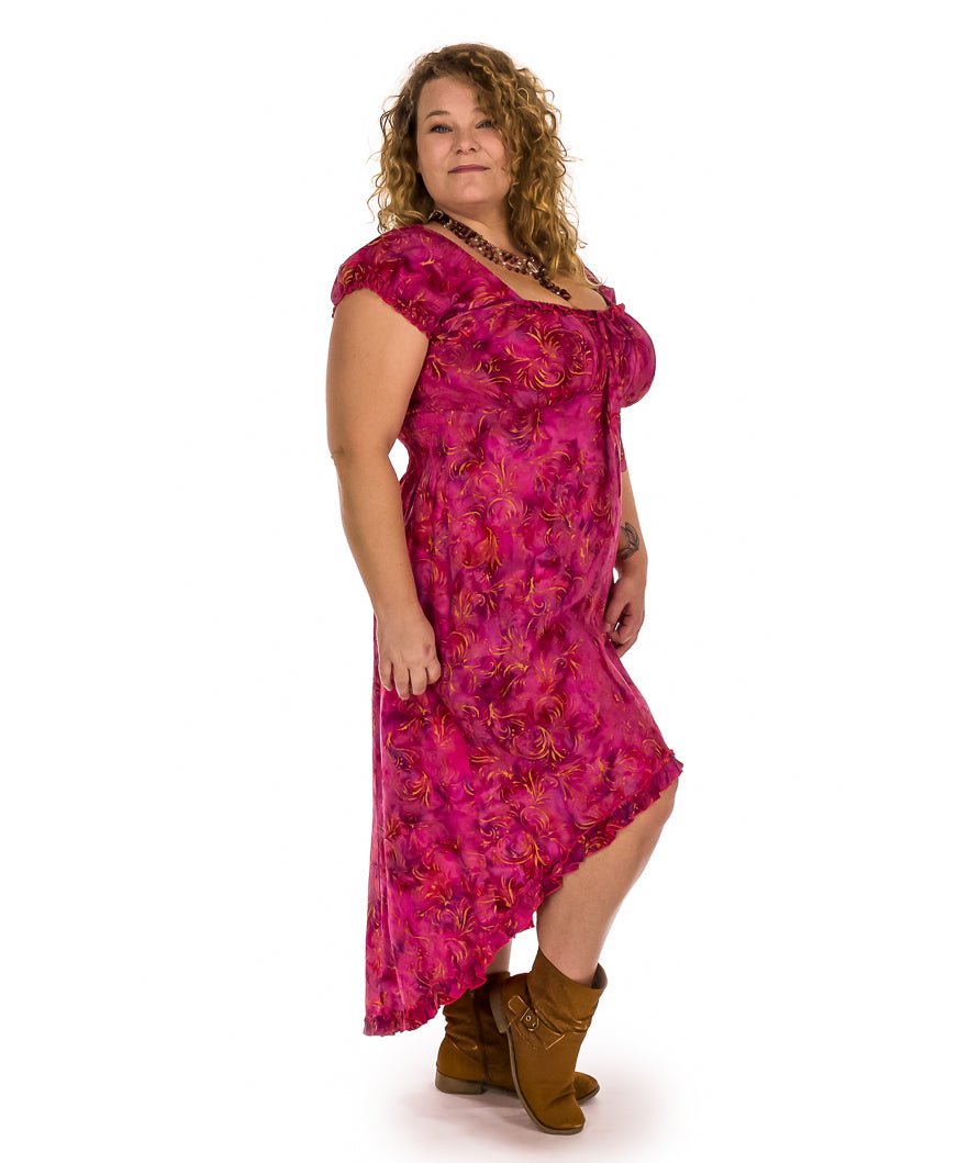 Robe deux longueurs à manches courtes - Boutique Equinoxe