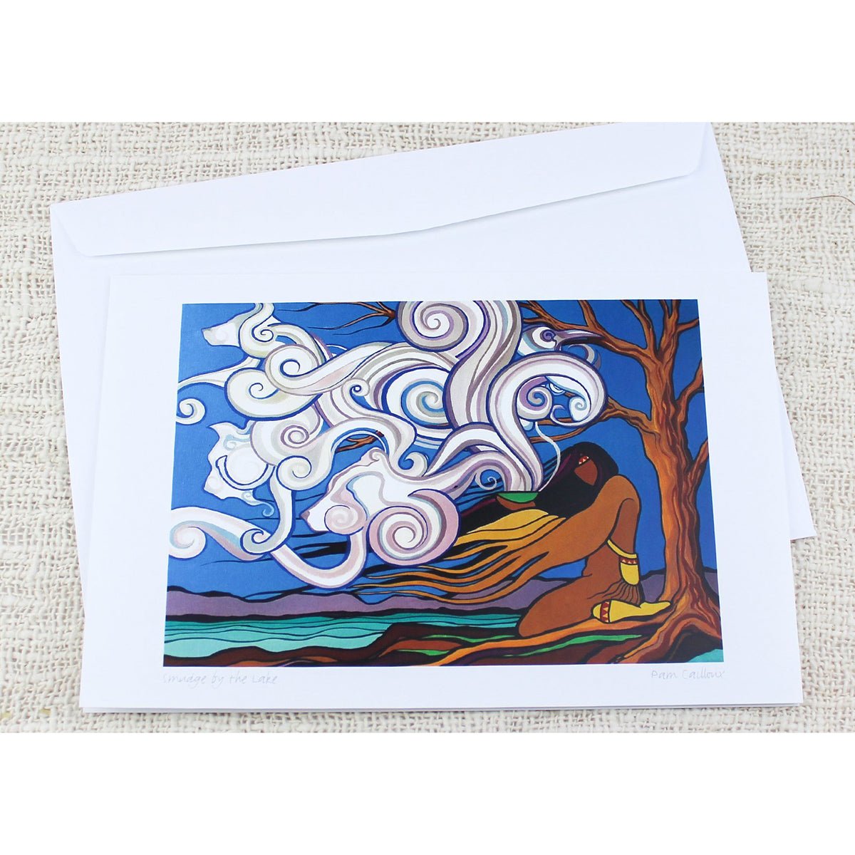 Smudge au lac, cartes de souhaits - Boutique Equinoxe