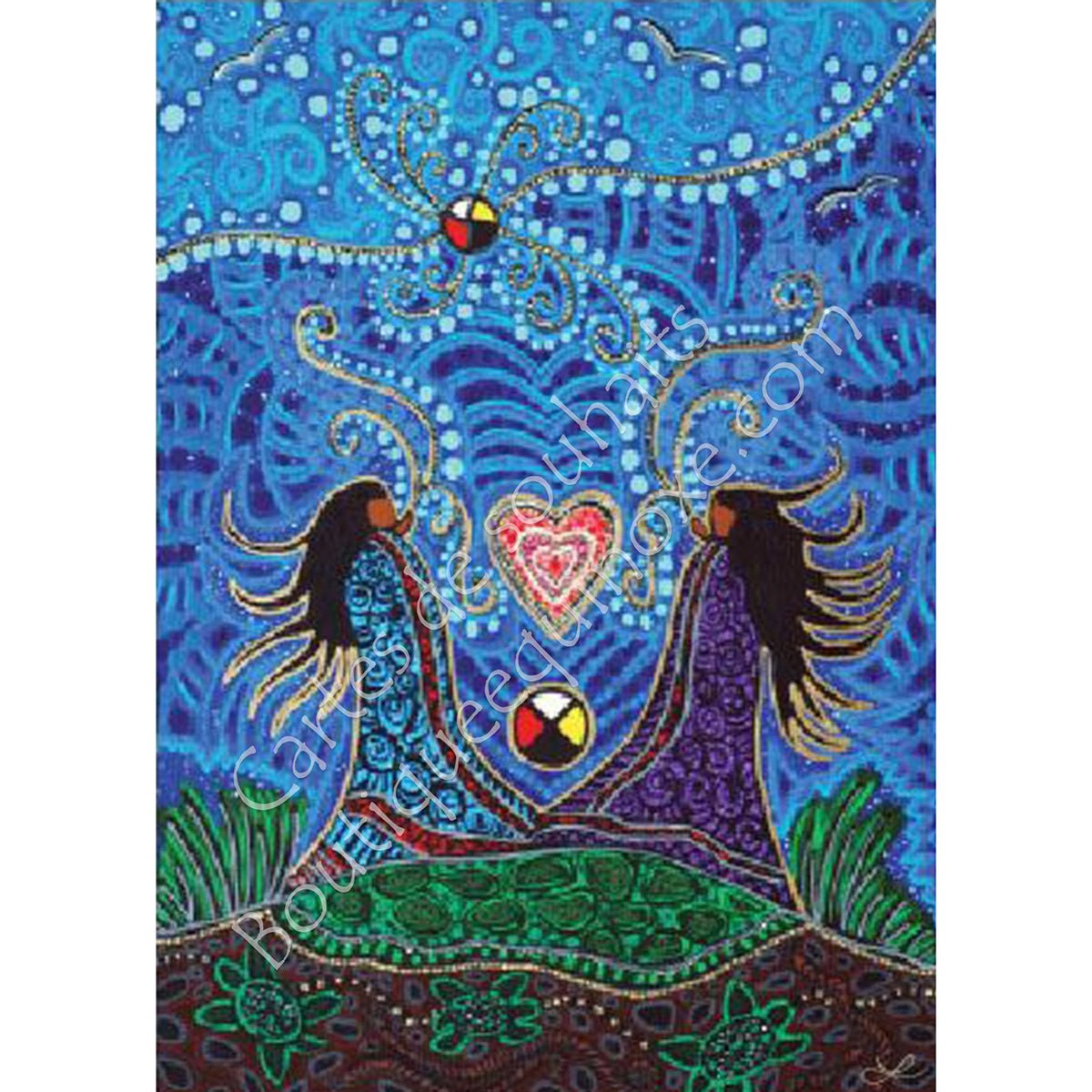 Soufle de vie, Carte de Souhaits - Boutique Equinoxe