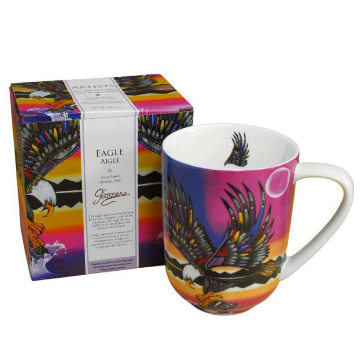 Tasse Aigle, art amérindien - Boutique Equinoxe