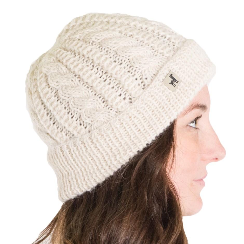 Tuque / bonnet pur alpaga, unisexe - Boutique Equinoxe