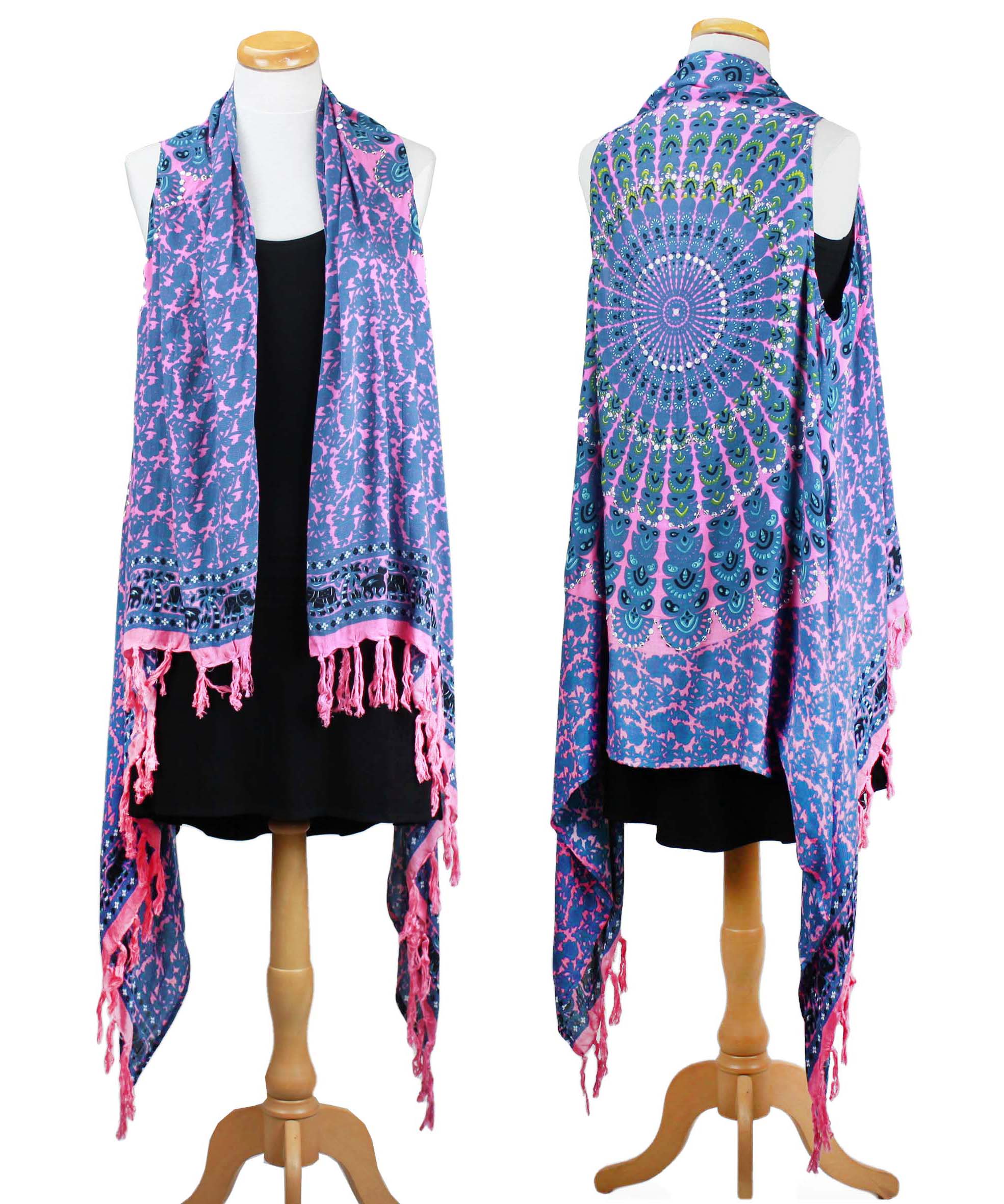 veste-boho-frangée-imprimée | boutique-equinoxe