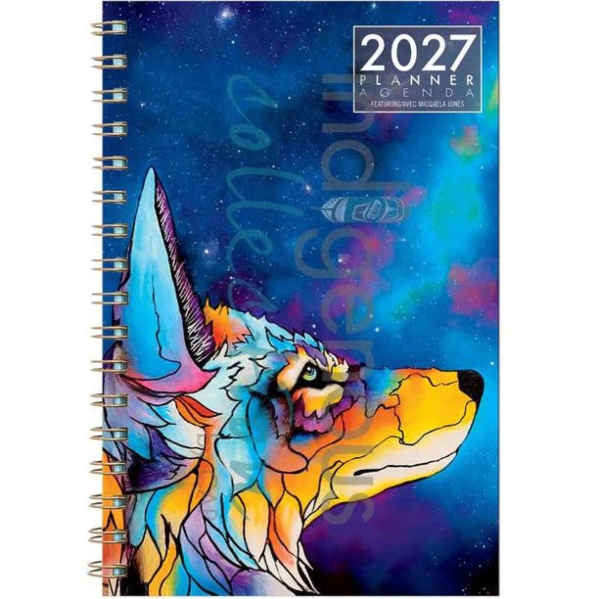Agenda 2027, peintures par Micqaela Jones, art autochtone - Boutique Equinoxe