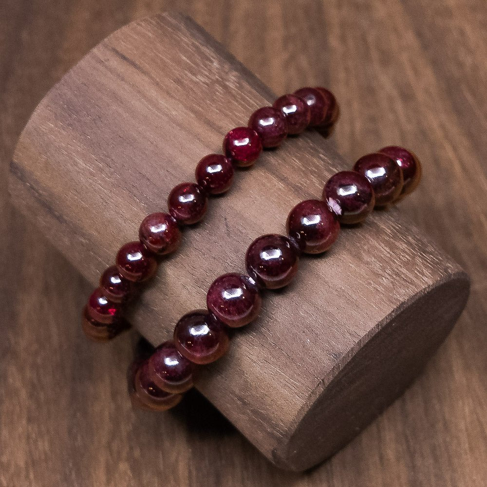 Bracelet en Grenat - Boutique Equinoxe