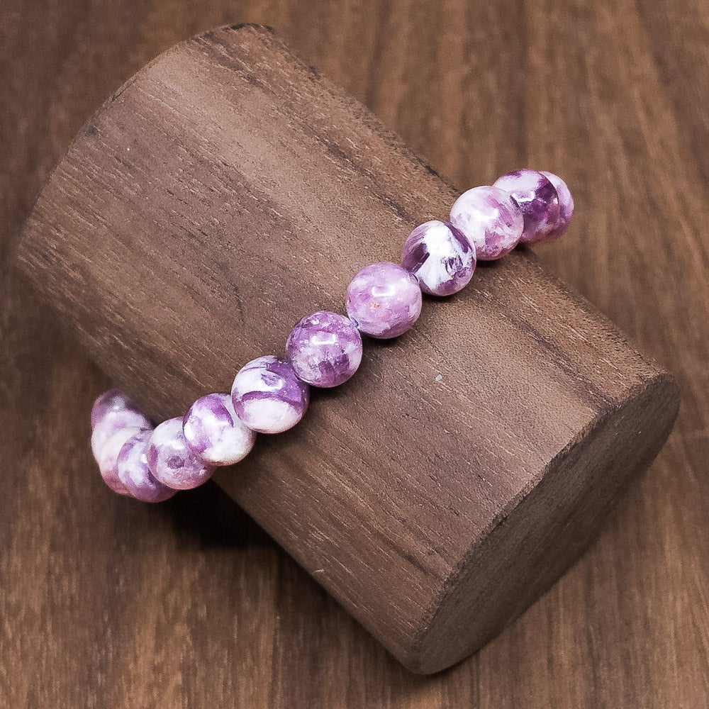 Bracelet en Lépidolite - Boutique Equinoxe