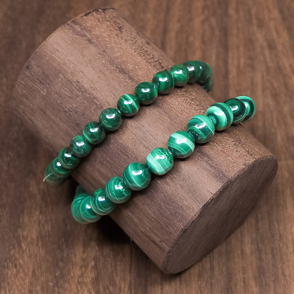 Bracelet en Malachite - Boutique Equinoxe