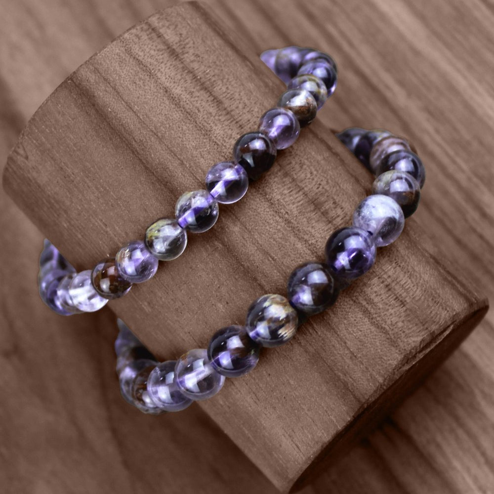 Bracelet en Quartz mauve phantom - Boutique Equinoxe