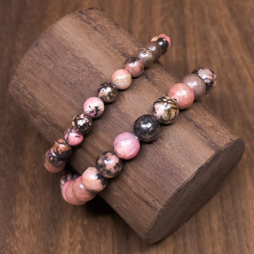 Bracelet en Rhodonite - Boutique Equinoxe