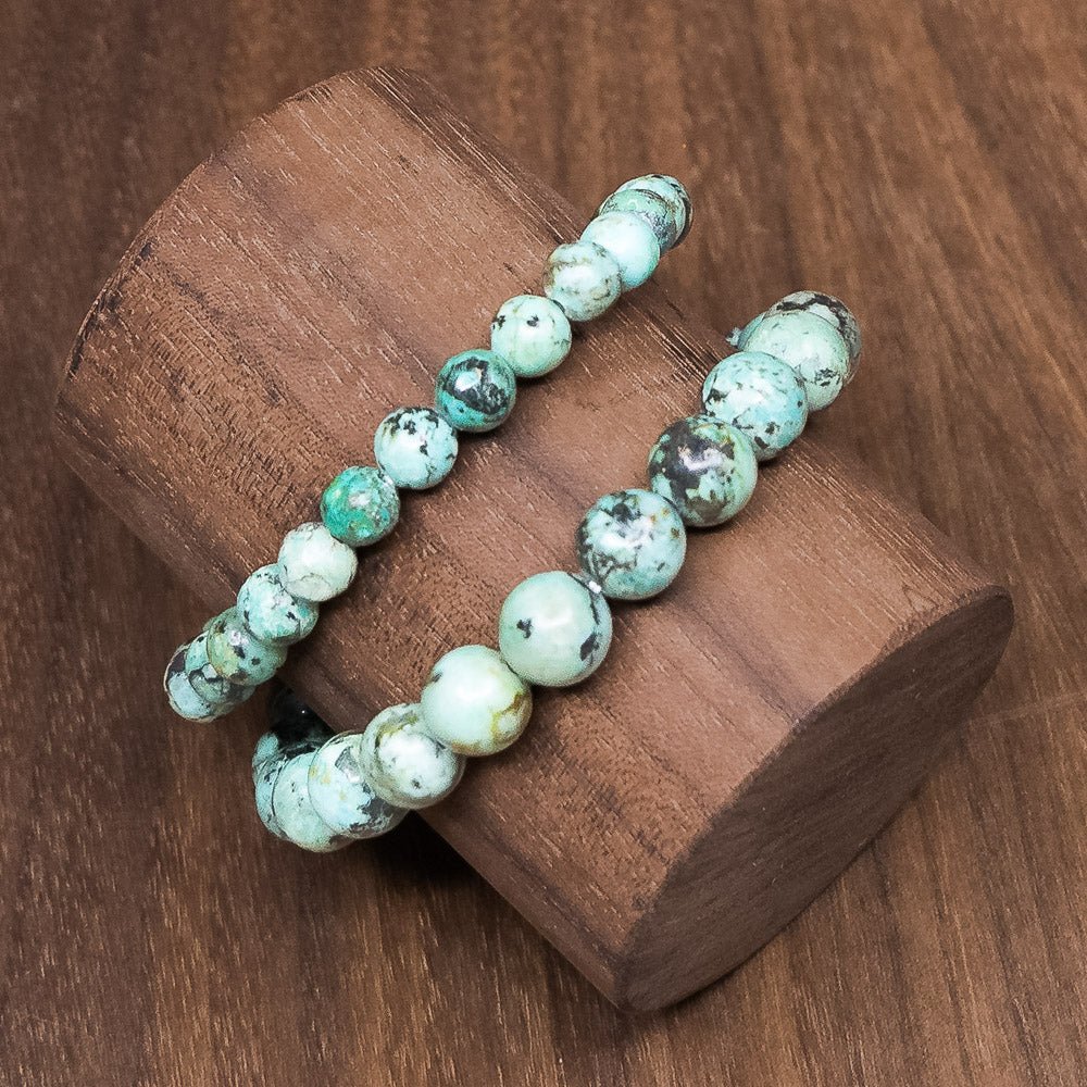 Bracelet en Turquoise Africaine - Boutique Equinoxe