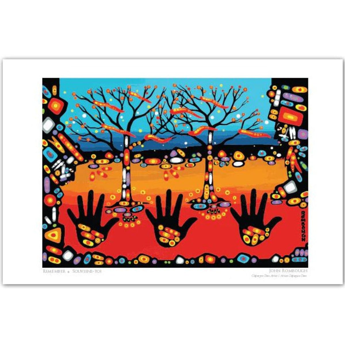 Carte de Souhaits, Souviens - toi de John Rombough - Boutique Equinoxe