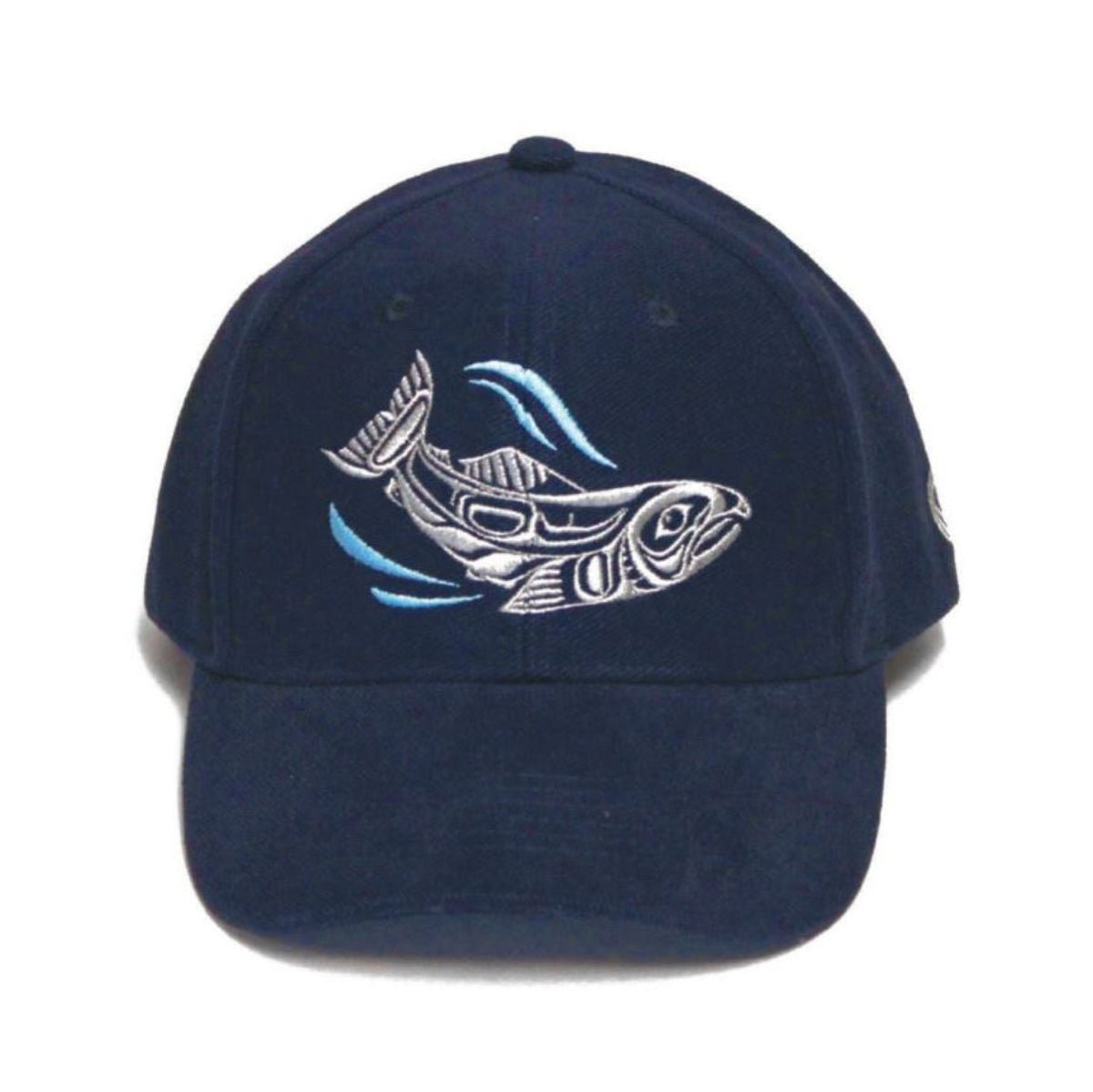 Casquette Saumon Sacré, Art Autochtone - Boutique Equinoxe