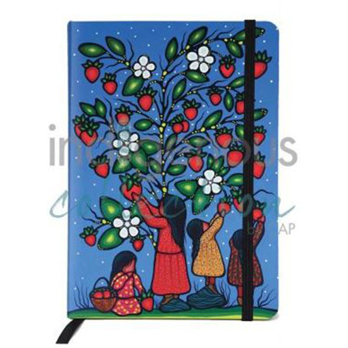 Journal Médecine du cœur par Jackie Traverse, art autochtone - Boutique Equinoxe