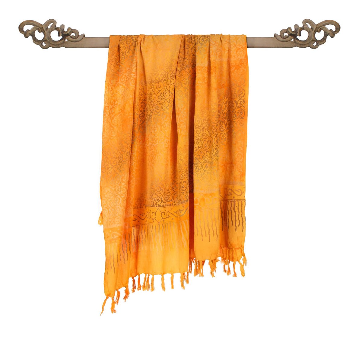 Paréo Batik Doré - Boutique Equinoxe